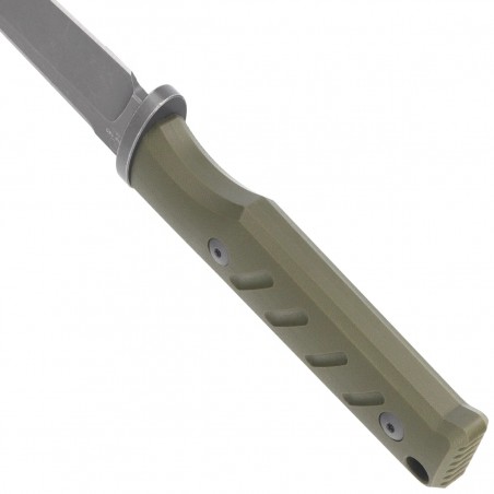Nóż Kizer Camp 180 Olive Green G10, Gray Stonewashed AEB-L by Jonathan Styles (1096A2)