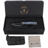 Nóż Kizer Whiskey Jack Black/Multicolored Vortex Micarta, Black CPM 10V by Jonathan Styles (1108A1)