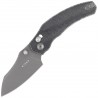 Nóż składany Kizer Mini Bulldog Black Micarta, Gray Stonewashed Nitro-V by O.SHO (V3672SA2)