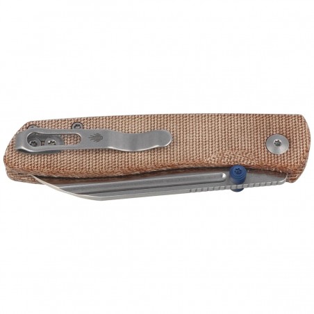 Nóż składany Kizer Renissance Brown Norplex UltreX Micarta, Satin N690 by Caleb Waldman (V3698A2)