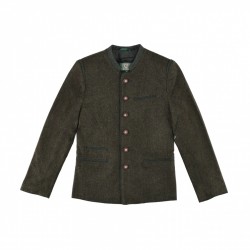 Marynarka wełniana OS-Trachten Bavarian Jacket - olive green