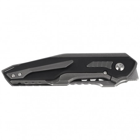 Nóż składany Kizer Zero Gray Titanium / Black Aluminium, Hand Brushed S45VN by Maciej Torbe (Ki3664A2)