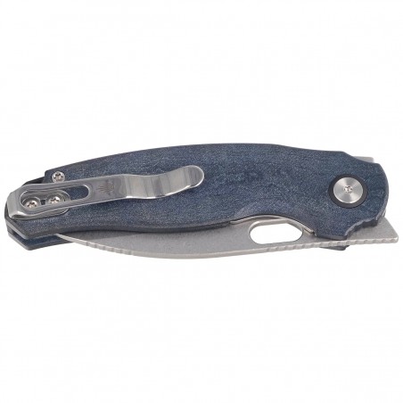 Nóż składany Kizer Seagull Blue Canyon Richlite, Stonewashed 14C28N (V3770A2)