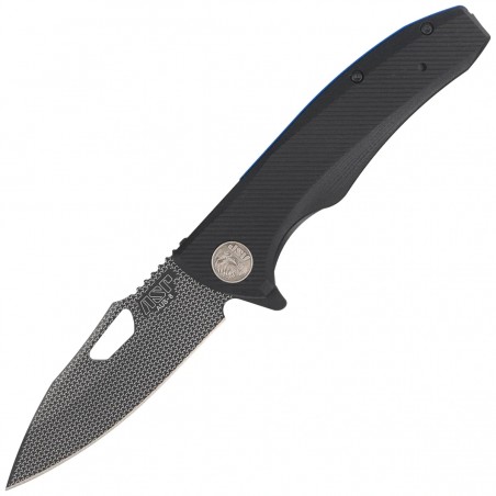 Nóż składany ASP Police Duty Knife Woven Bones AUS-8, Black (55740)