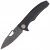 Nóż składany ASP Police Duty Knife Woven Bones AUS-8, Black (55740)