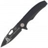 Nóż składany ASP Police Duty Knife Battle Rattle Black AUS-8, Black (55737)