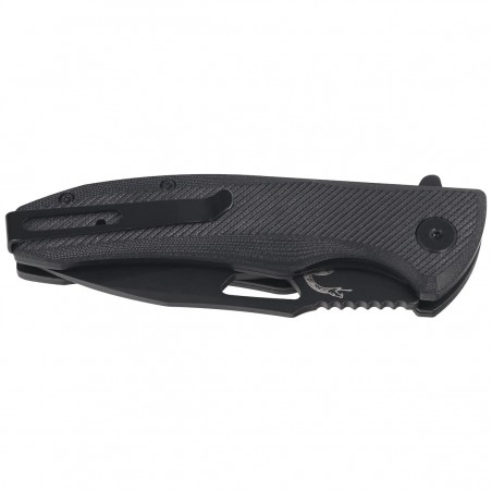 Nóż składany ASP Police Duty Knife Battle Rattle Black AUS-8, Black (55737)