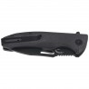 Nóż składany ASP Police Duty Knife Battle Rattle Black AUS-8, Black (55737)