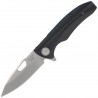 Nóż składany ASP Police Duty Knife Stonewashed AUS-8, Black (55722)