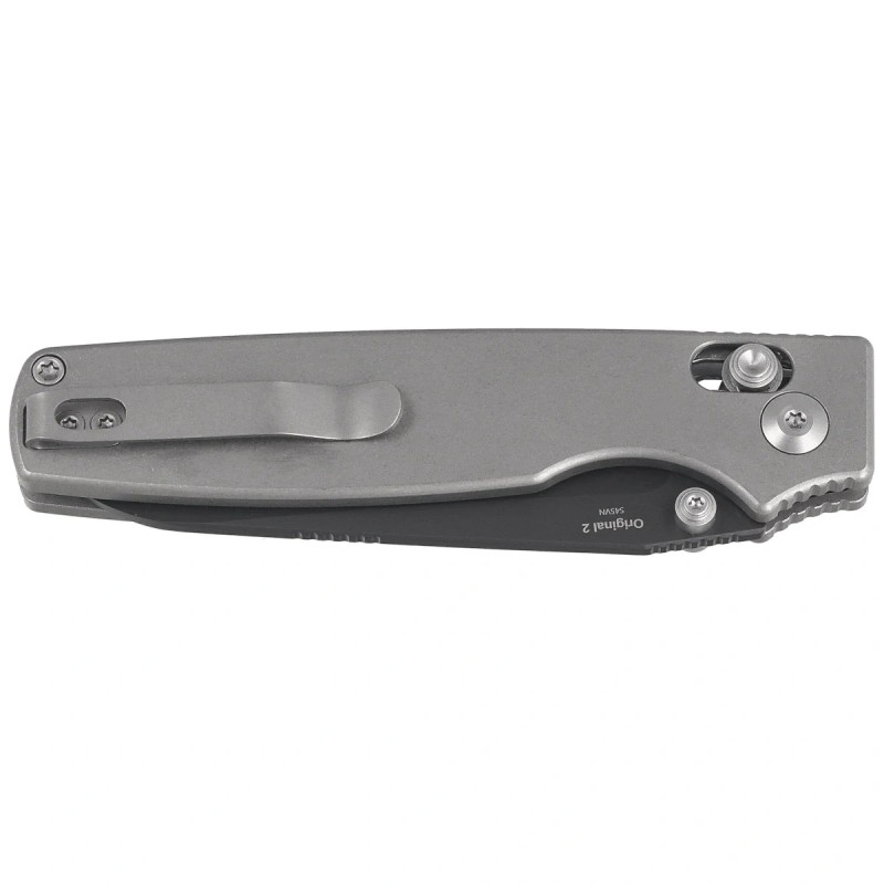 Nóż składany Kizer Original 2 Gray Titanium, Matte DLC Ultra S45VN (Ki3605.2SA1)