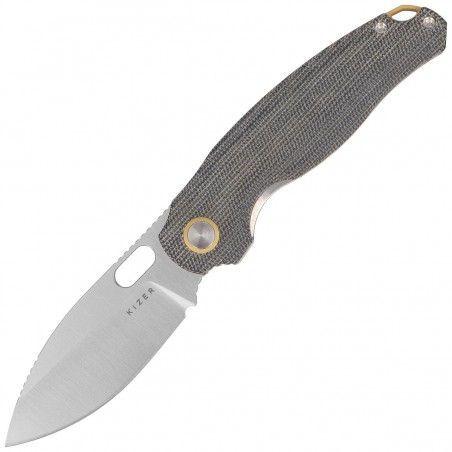 Nóż składany Kizer Seagull Gray Micarta, Satin 14C28N (V3770A1)