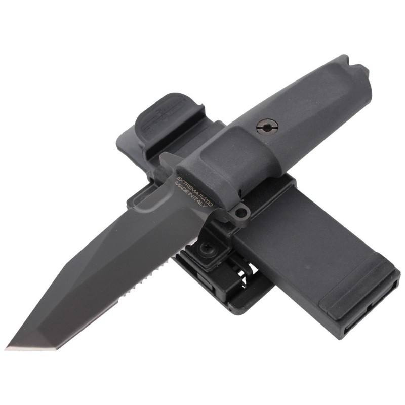 Nóż Extrema Ratio Fulcrum C Black Forprene, Black MIL-C N690 (04.1000.0150/BLK)