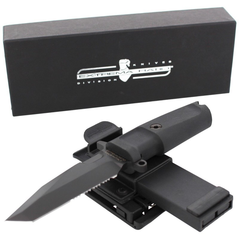 Nóż Extrema Ratio Fulcrum C Black Forprene, Black MIL-C N690 (04.1000.0150/BLK)
