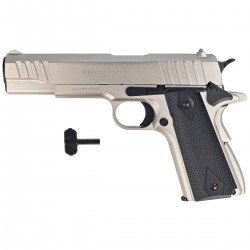 Pistolet wiatrówka Voltran Ekol ES 1911 v2 Satin 4.5 mm - Blow Back
