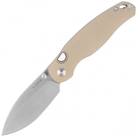 Nóż składany Kizer Phoca BD Sand Aluminium, Satin 14C28N (V3781BDA2)