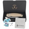 Nóż składany Kizer Phoca BD Sand Aluminium, Satin 14C28N (V3781BDA2)