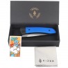 Nóż składany Kizer Mini MoMo Black-Blue Aluminum, Satin 154CM by Vladimir Legachev (V3663C1)