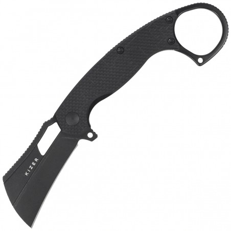 Nóż składany Kizer Dodo Karambit Black G10, Black Stonewashed Nitro-V by Giedymin (V2702A3)