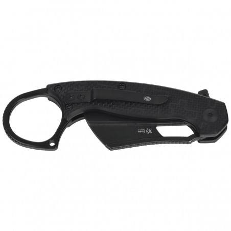 Nóż składany Kizer Dodo Karambit Black G10, Black Stonewashed Nitro-V by Giedymin (V2702A3)