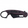 Nóż składany Kizer Dodo Karambit Purple PC, Black PVD Nitro-V by Giedymin (V2702A2)