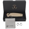 Nóż składany Kizer Khamsin Sand Aluminium, Gray PVD / Stonewashed Nitro-V by Maksim Epifantsev (V3791A1)