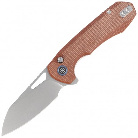 Nóż składany Remette Camel Micarta CNC, Sandblasting 14C28N (RTCMLF)