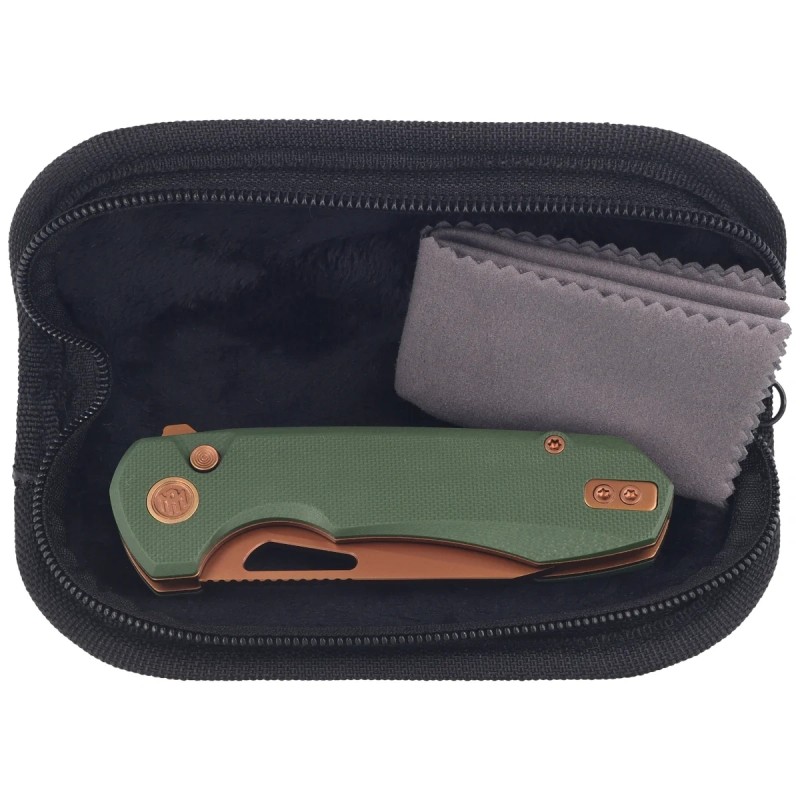 Nóż składany Remette Camel CNC G10, Titanium Plating 14C28N (RTCMLD)