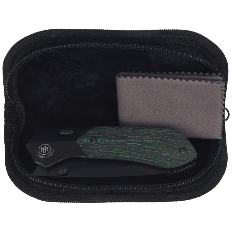 Nóż składany Remette Meteor Titanium/Carbon Fiber, DLC M390 (RTPT-KBC)