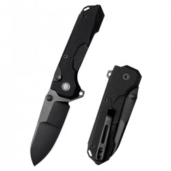 Nóż składany Remette Cosmic Black CNC G10, Titanium Plating/Black 14C28N (RTCO-GB)