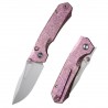 Nóż składany Remette Rhino Pink Crystallized Titanium, Pearlescent M390 (RNTB1)