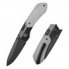 Nóż składany Remette Meteor Black DLC Titanium/Carbon Fiber, Black DLC M390 (RTPT-BDL)