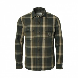 Kurtka koszulowa męska Chevalier Axe Green Checked