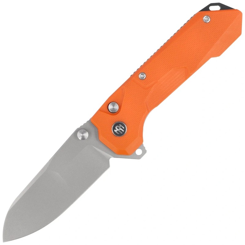 Nóż składany Remette Cosmic Orange CNC G10, Sandblasting 14C28N (RTCO-GO)