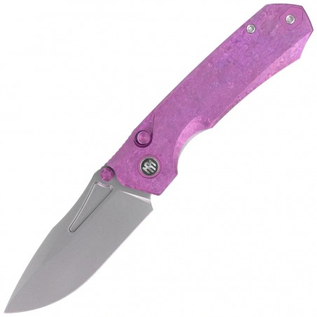Nóż składany Remette Rhino Pink Crystallized Titanium, Pearlescent M390 (RNTB1)