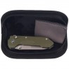 Nóż składany Remette Cosmic Green G10, Sandblasted 14C28N (RTCO-GM)
