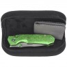 Nóż składany Remette Rhino Green Crystallized Titanium, Pearlescent M390 (RNTB4)