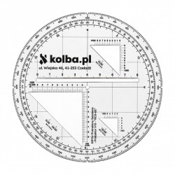Protraktor kątomierz mapowy V10