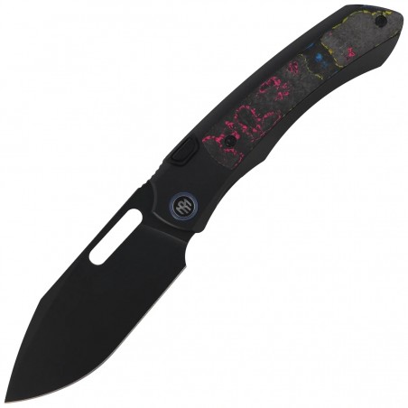 Nóż składany Remette Orca Black Titanium/Ultimate Warrior CamoCarbon, Black DLC Pearlescent M390 (ORCAURD)