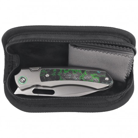 Nóż składany Remette Orca Gray Titanium/Kelp Bed CamoCarbon, Pearlescent M390 (ORCAKD)