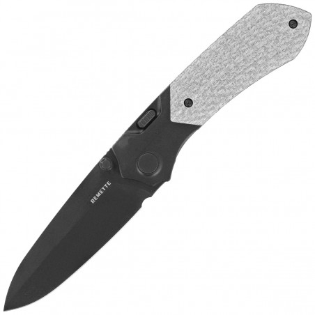 Nóż składany Remette Meteor Black DLC Titanium/Carbon Fiber, Black DLC M390 (RTPT-BDL)