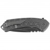 Nóż składany Bestech Buwaya Black Titanium, Black Stonewashed M390 by Kombou (BT2203C)
