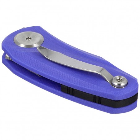 Nóż składany Bestech Tulip Blue G10, Satin / Stonewash 14C28N by Ostap Hel (BG38D)