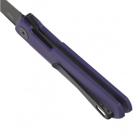Nóż składany Bestechman Mini Dundee Purple G10, Black PVD D2 by Ostap Hel (BMK03J)