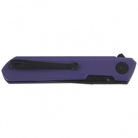 Nóż składany Bestechman Mini Dundee Purple G10, Black PVD D2 by Ostap Hel (BMK03J)