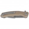 Nóż składany Bestech Warwolf Beige G10, Stonewashed/Satin D2 (BG04C)