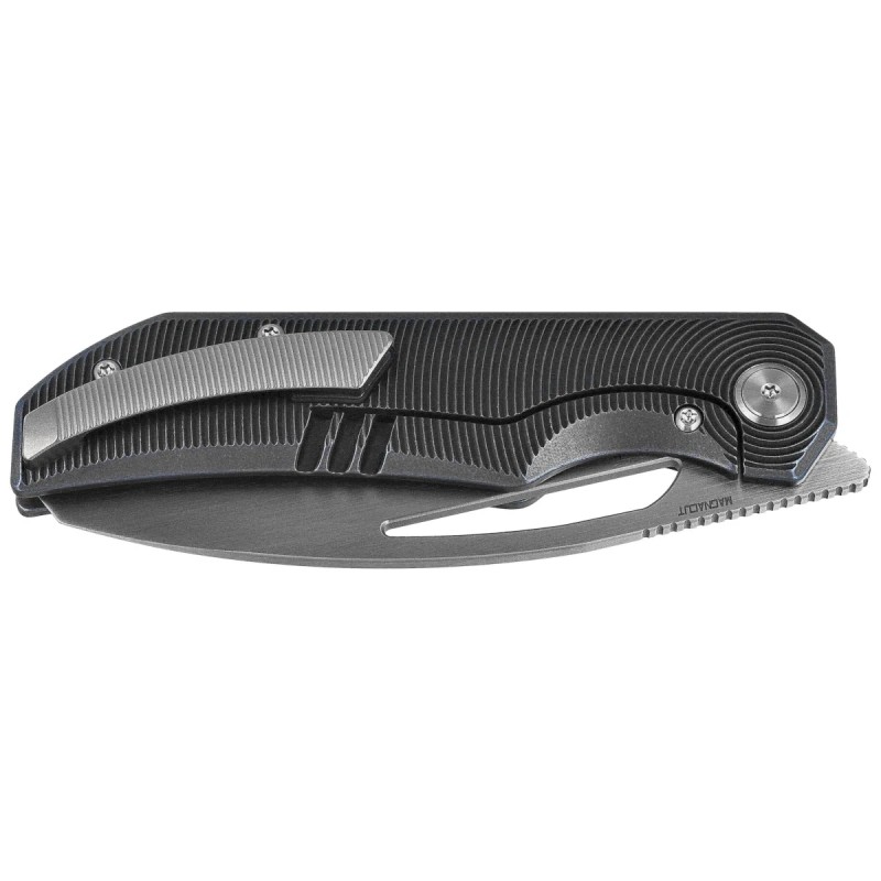 Nóż składany Bestech Taipan Black / Blue Titanium, Satin MagnaCut by James Lowe (BT2503D)