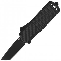 Nóż automatyczny OTF Tekto A2 Badger Mini T/E Carbon Fiber / Aluminum, Black Titanium D2