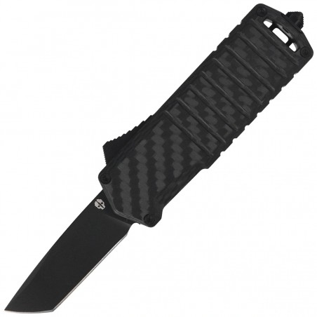 Nóż automatyczny OTF Tekto A2 Badger Mini T/E Carbon Fiber / Aluminum, Black Titanium D2