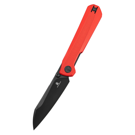 Nóż składany Bestechman Curvee Red G10, Black PVD AEB-L by Ostap Hel (BMK20E)