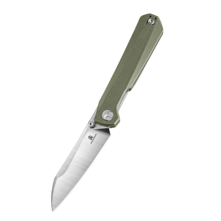 Nóż składany Bestechman Curvee Green G10, Stonewashed/Satin AEB-L by Ostap Hel (BMK20B)